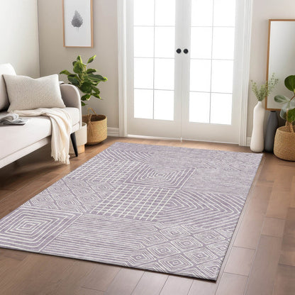 Tapis moderne en mosaïque Chantille lavable en machine pour intérieur/extérieur