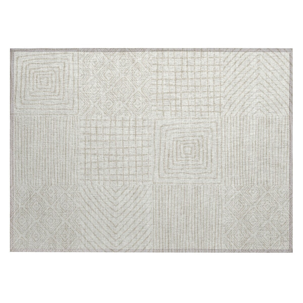 Tapis moderne en mosaïque Chantille lavable en machine pour intérieur/extérieur