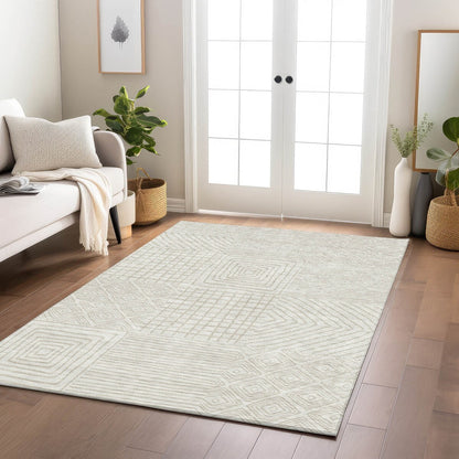Tapis moderne en mosaïque Chantille lavable en machine pour intérieur/extérieur