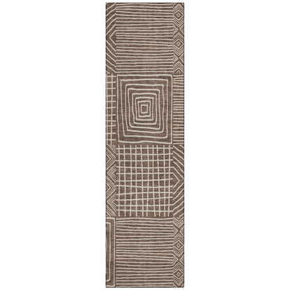 Tapis moderne en mosaïque Chantille lavable en machine pour intérieur/extérieur