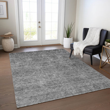 Tapis Chantille Damas Ombre lavable en machine pour intérieur/extérieur