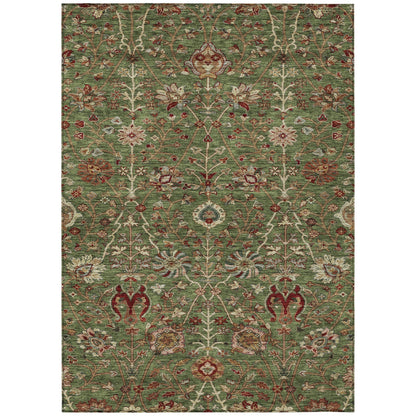 Tapis traditionnel Kashan Chantille lavable en machine pour intérieur/extérieur