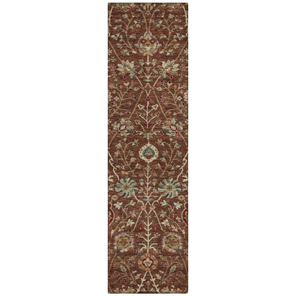 Tapis traditionnel Kashan Chantille lavable en machine pour intérieur/extérieur
