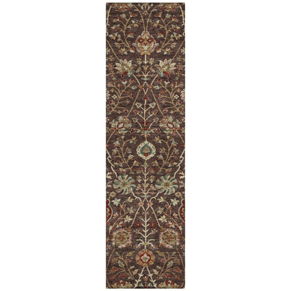 Tapis traditionnel Kashan Chantille lavable en machine pour intérieur/extérieur