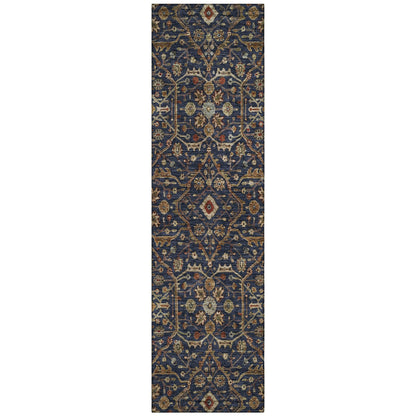 Tapis persan traditionnel en chantille lavable en machine pour intérieur/extérieur