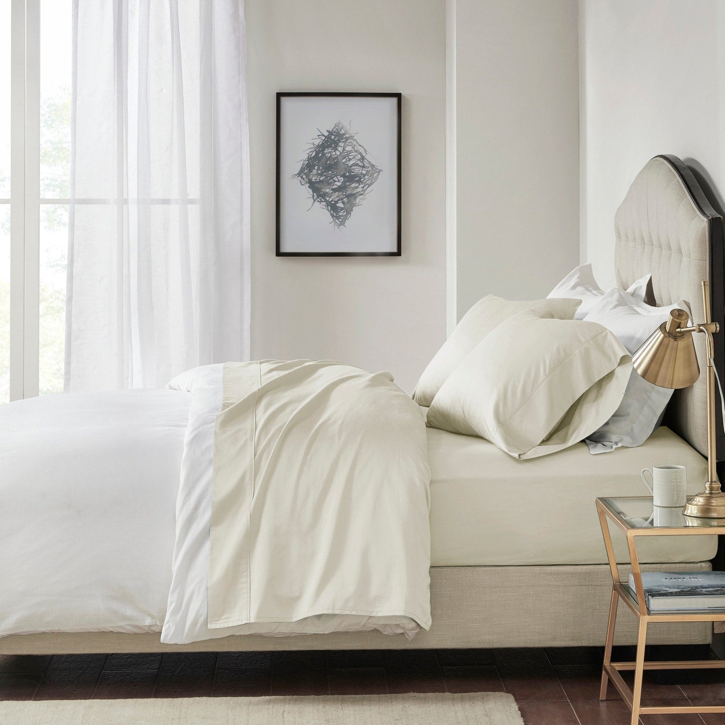 Ensemble de draps en coton Pima 600 fils Madison Park