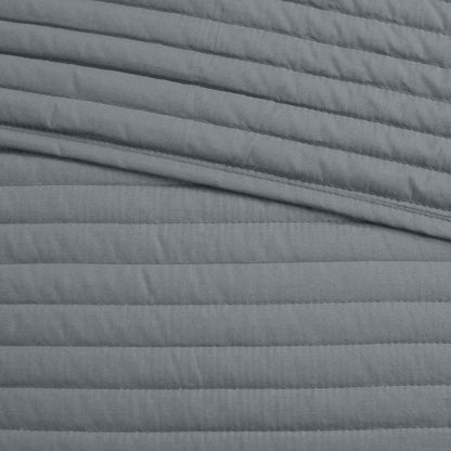 Collection de couettes et de courtepointes imprimées en seersucker 8 pièces Madison Park Anchorage