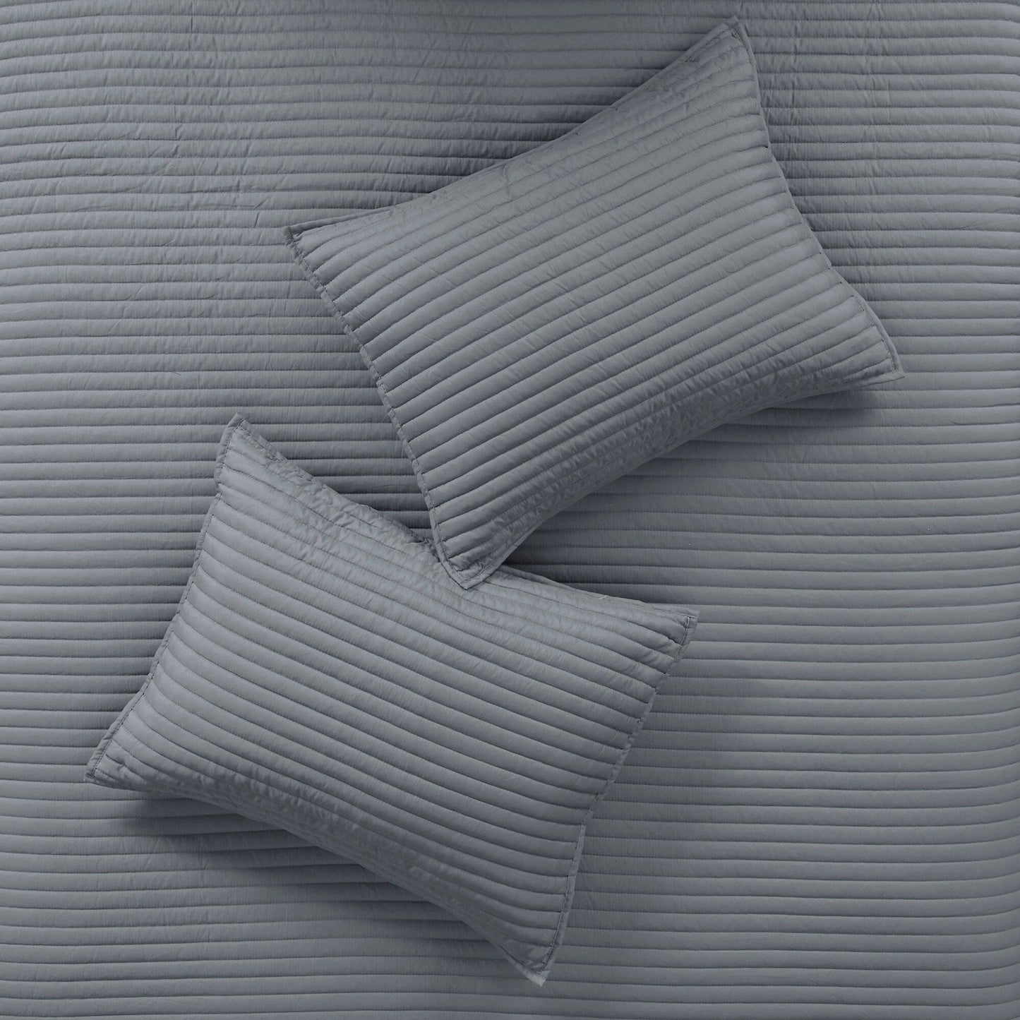 Collection de couettes et de courtepointes imprimées en seersucker 8 pièces Madison Park Anchorage