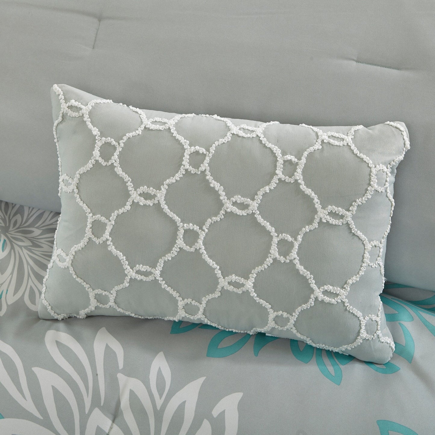 Ensemble de couette complet Madison Park Essentials Caldwell avec draps en coton