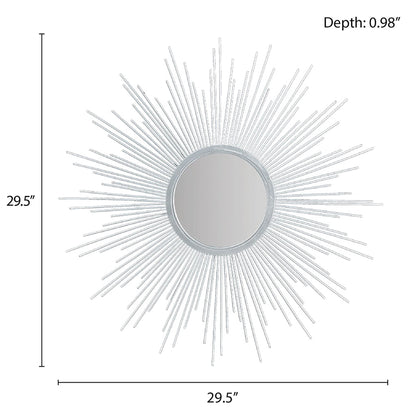 Miroir décoratif mural Madison Park Fiore Sunburst