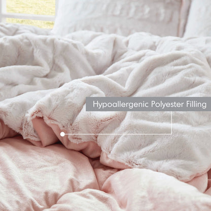 Ensemble de couette en fourrure longue imprimée Madison Park Margot