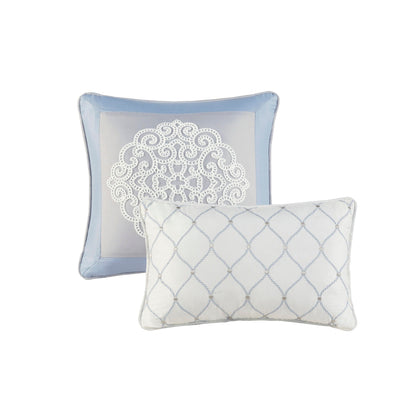 Ensemble de couette en microfibre brodée 8 pièces Madison Park Vera