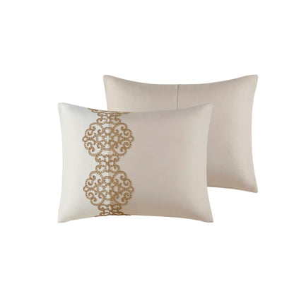 Ensemble de couette en microfibre brodée 8 pièces Madison Park Vera