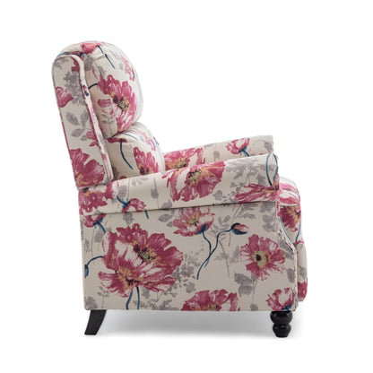 Fauteuils inclinables à dossier manuel avec garniture cloutée