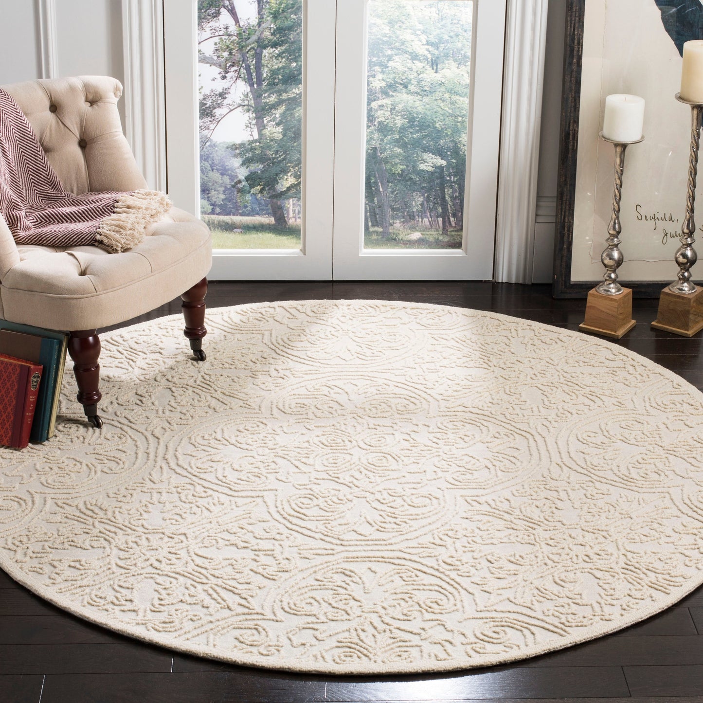 Tapis en laine Leopolda fait main Martha Stewart par SAFAVIEH
