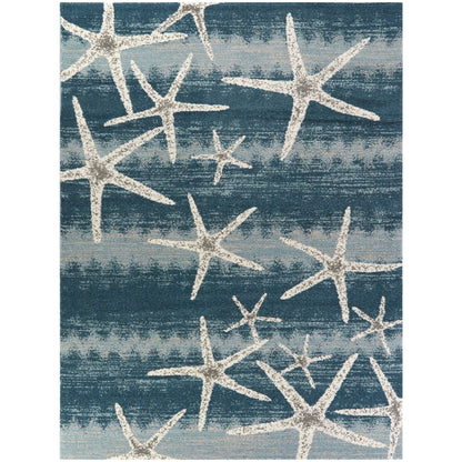 Tapis Martin Coastal Starfish Stripe