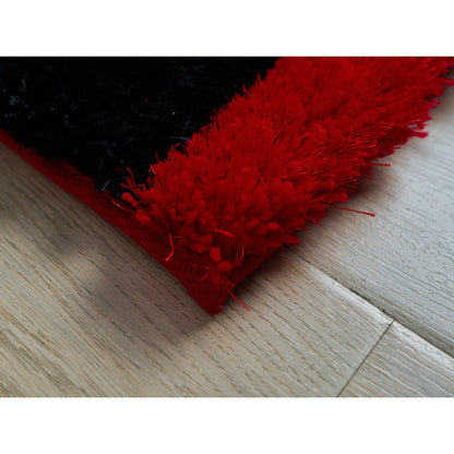 Tapis Mateos Shag à motif abstrait