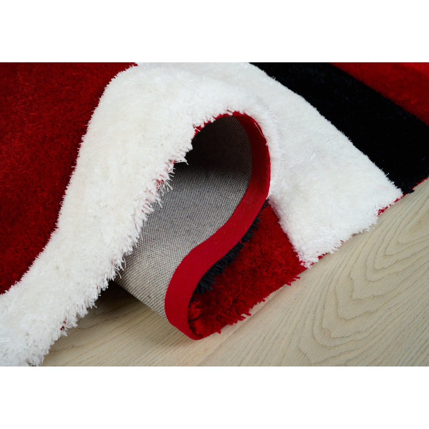 Tapis Mateos Shag à motif abstrait