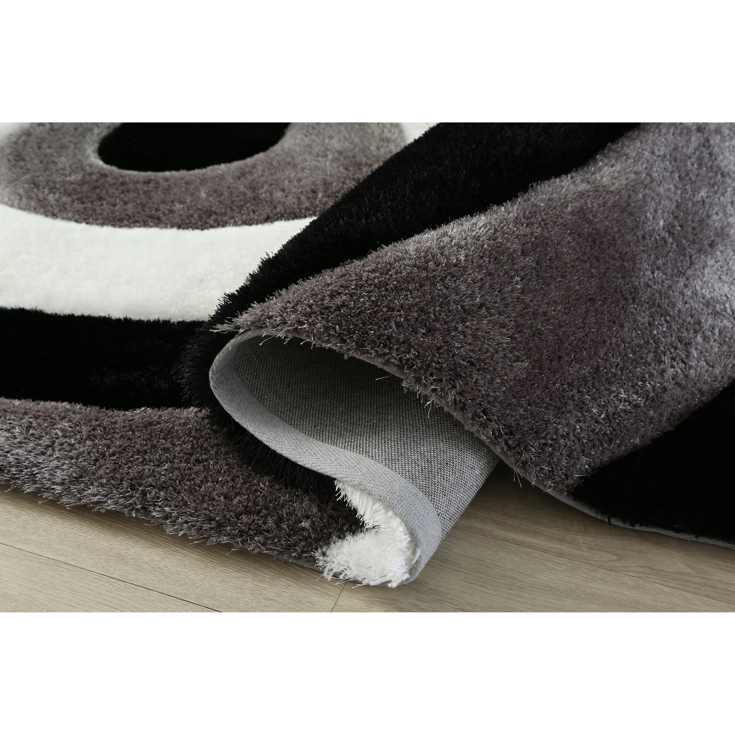 Tapis Mateos Shag à motif abstrait