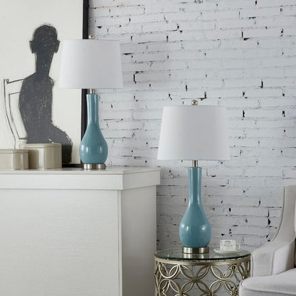 Ensemble de lampes de table en céramique 28,5 avec port USB (lot de 2)