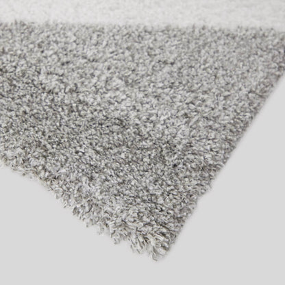 Tapis à poils longs Merrill style moderne du milieu du siècle, color block