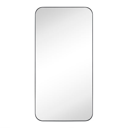 TEHOME Mid-Century Modern Chic Metal Rounded Wall Mirrors