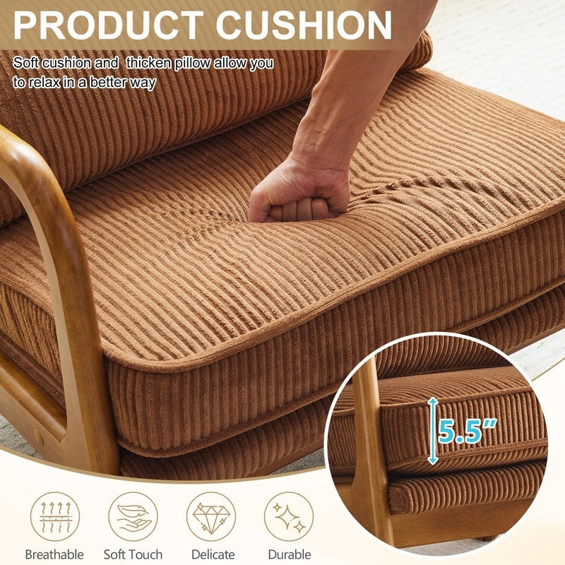 Fauteuil d'appoint rembourré de style moderne du milieu du siècle