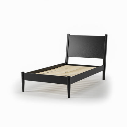 Lit à panneaux de style Mid-Century