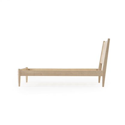 Lit à panneaux de style Mid-Century