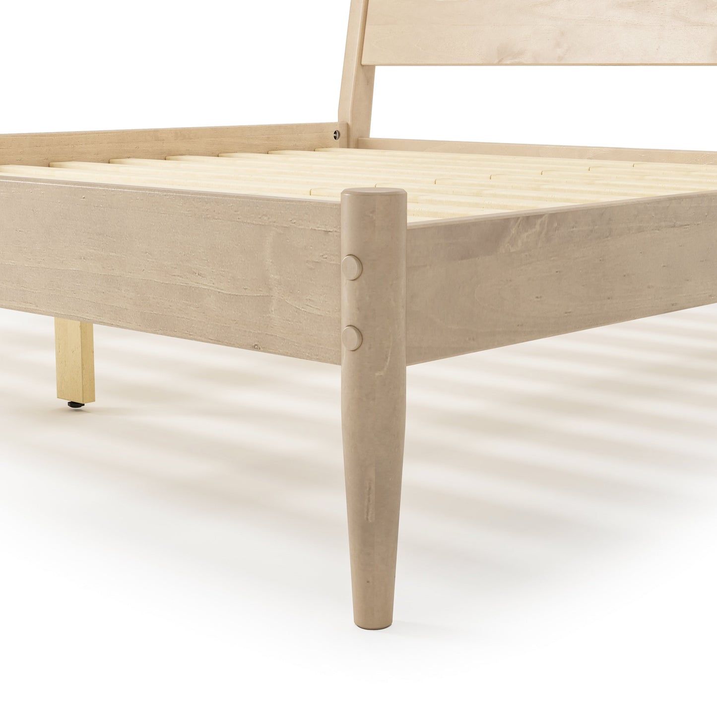 Lit à panneaux de style Mid-Century