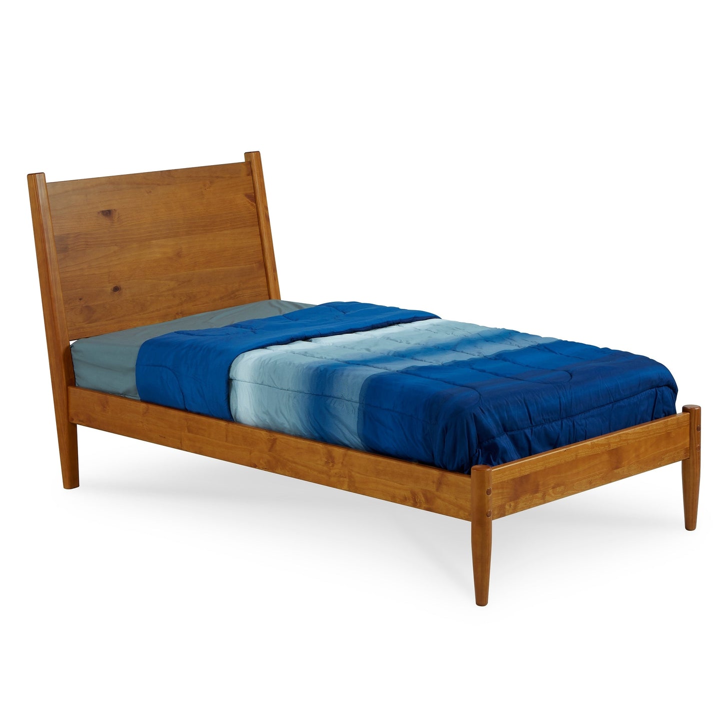 Lit à panneaux de style Mid-Century