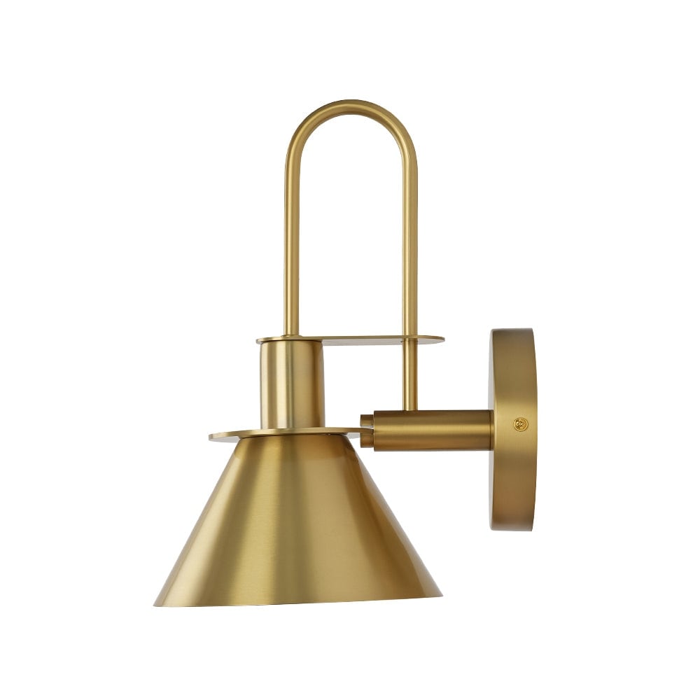 Applique murale conique moderne du milieu du siècle à une lumière - 18 cm (7 po)