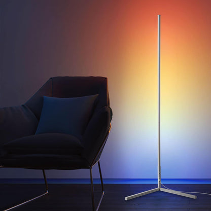Lampadaire d'angle minimaliste RGB - Lot de 2