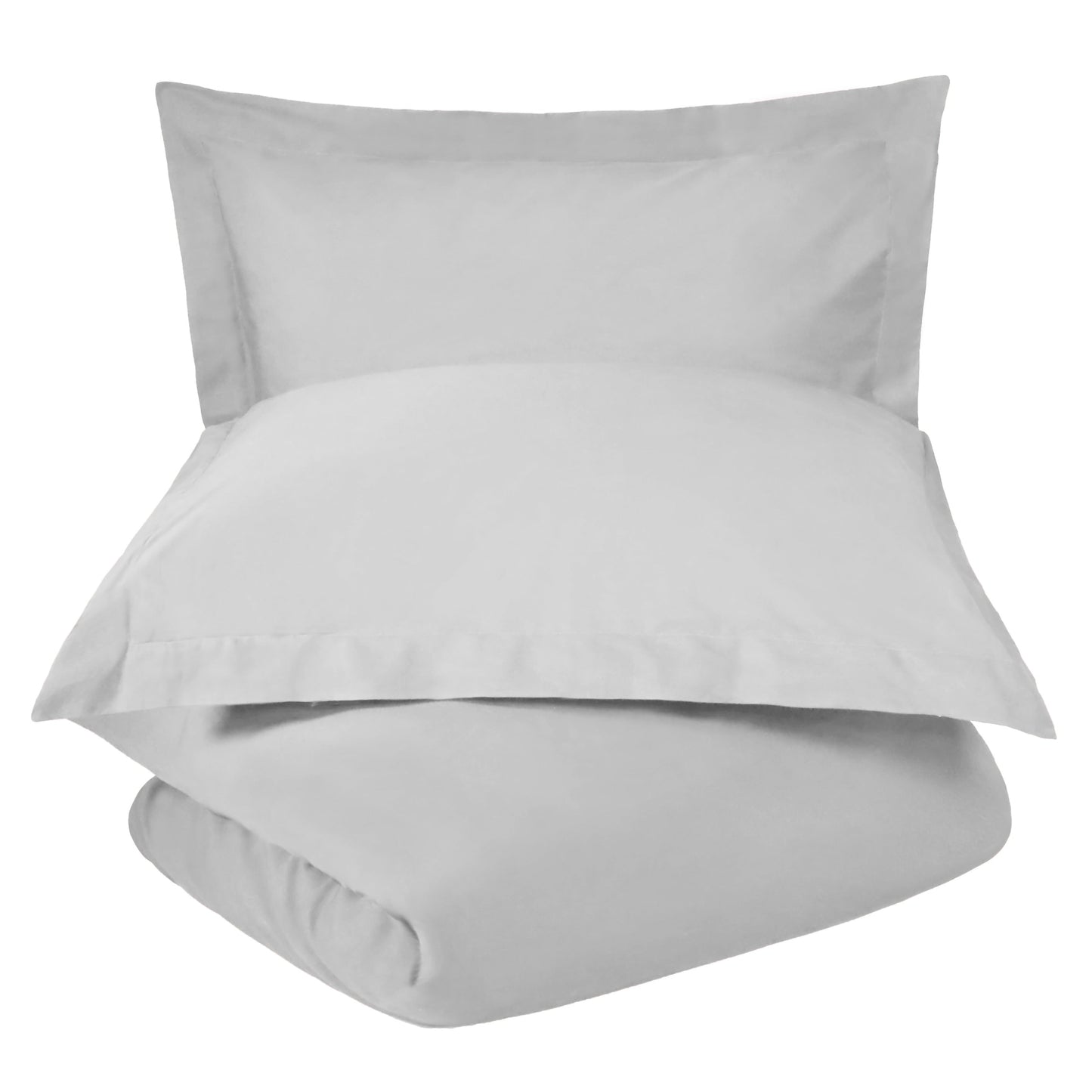 Superior 300-Thread Count Cotton Percale Duvet Cover Set