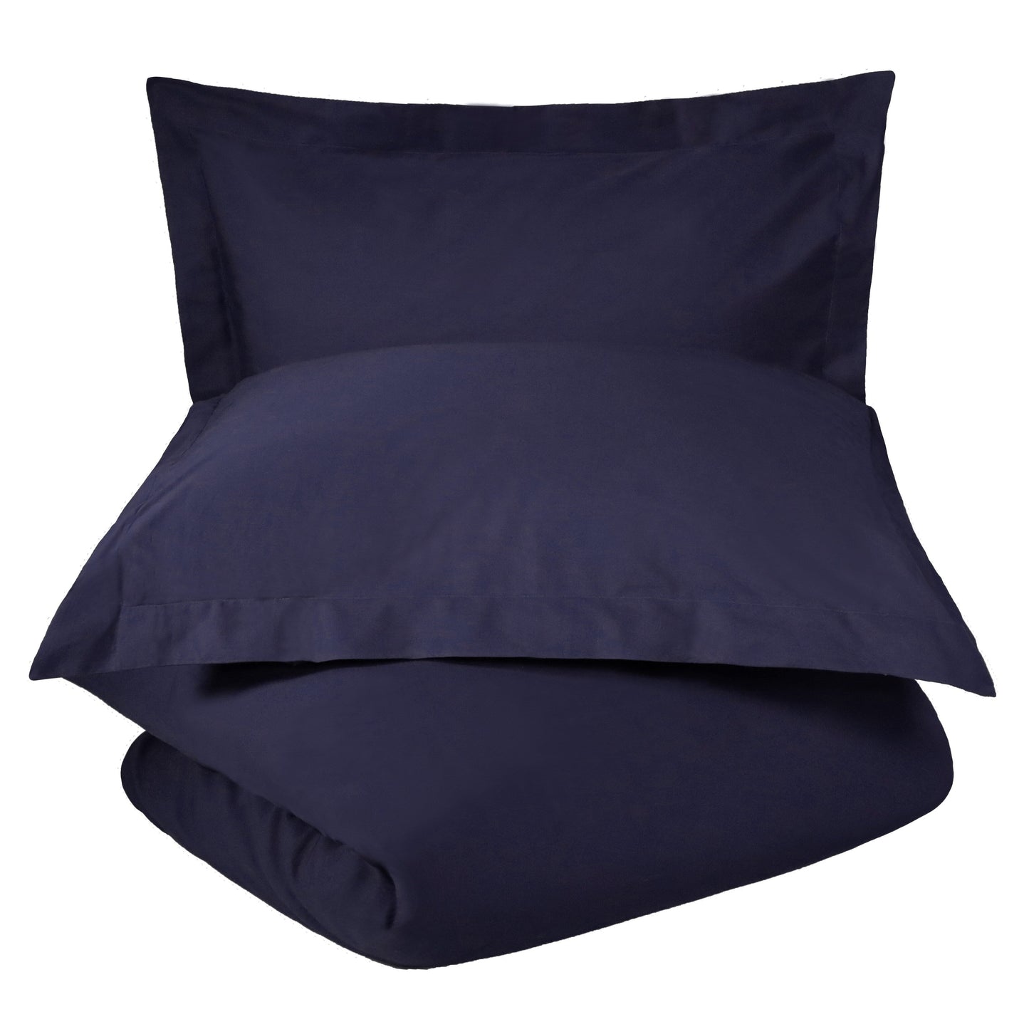 Superior 300-Thread Count Cotton Percale Duvet Cover Set