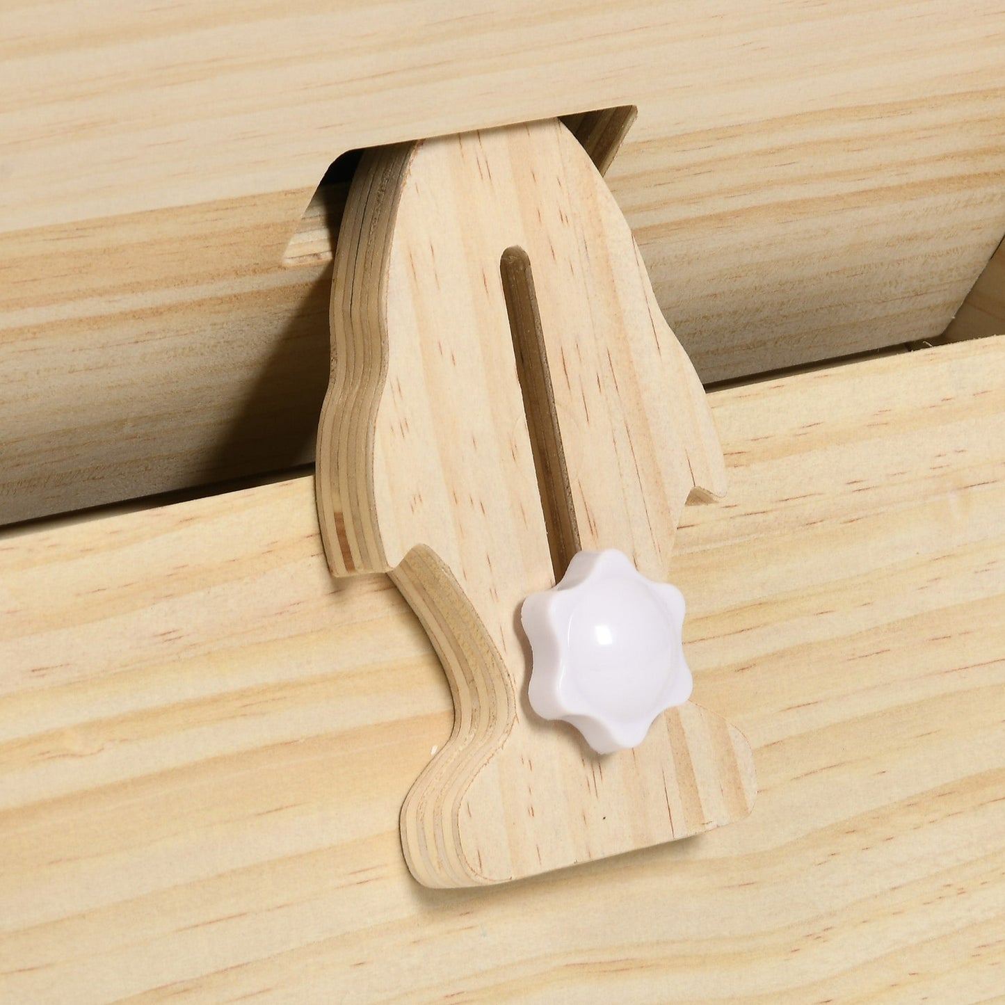 Tapis roulant d'exercice Moasis en bois de 110 cm (43,3 pouces) pour grands chats, avec piste de course recouverte de moquette