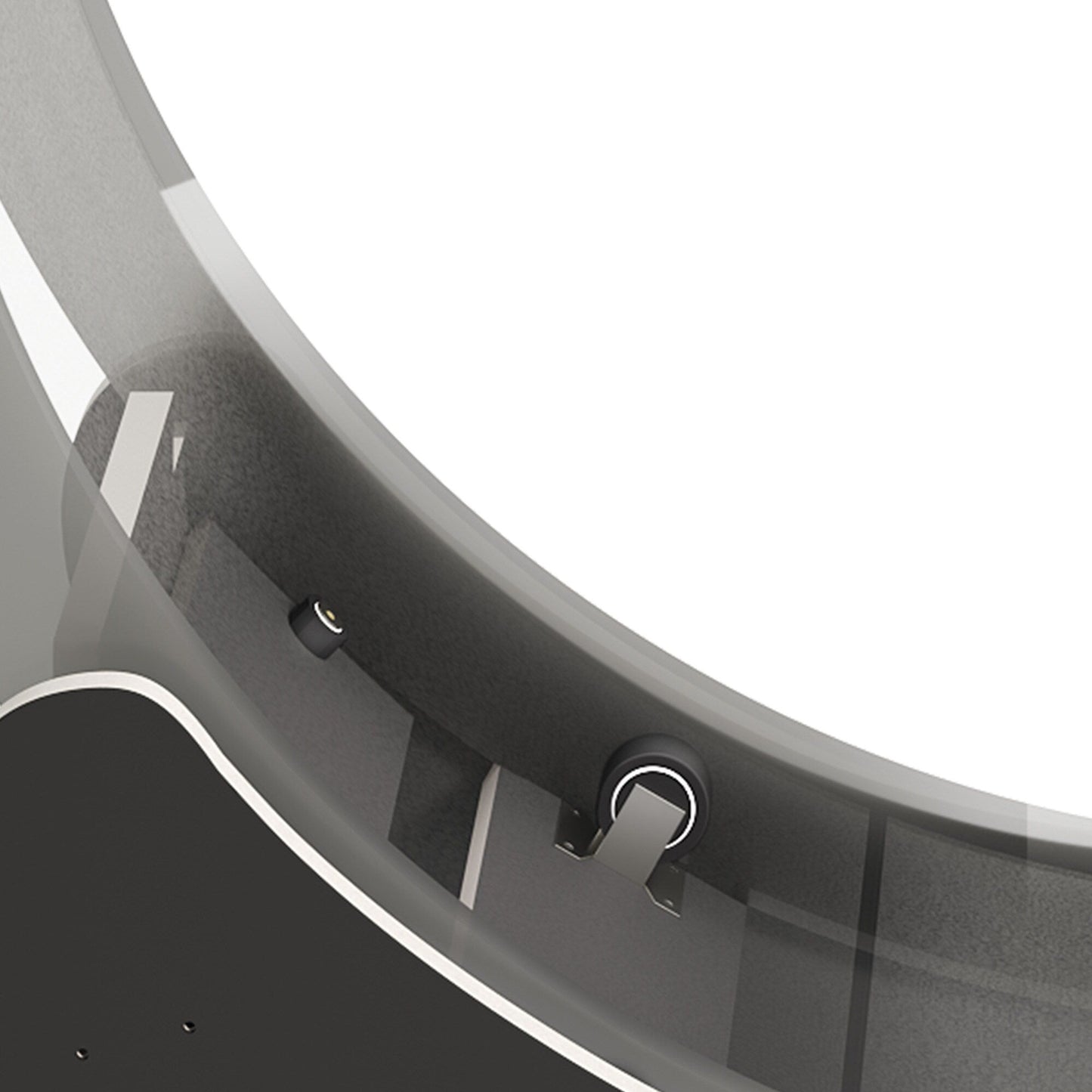 Tapis roulant d'exercice Moasis en bois de 110 cm (43,3 pouces) pour grands chats, avec piste de course recouverte de moquette