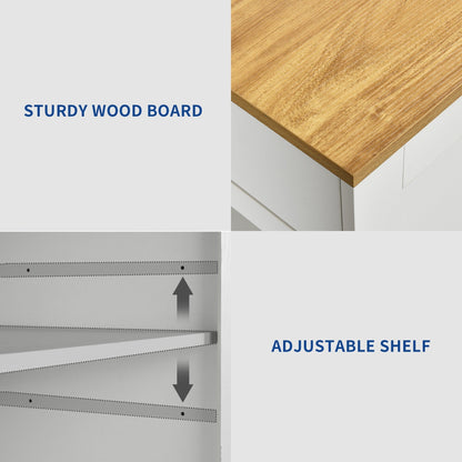 Moasis 53 pouces, meuble de rangement pour îlot de cuisine mobile et portable