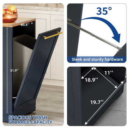 Moasis 53 pouces, meuble de rangement pour îlot de cuisine mobile et portable