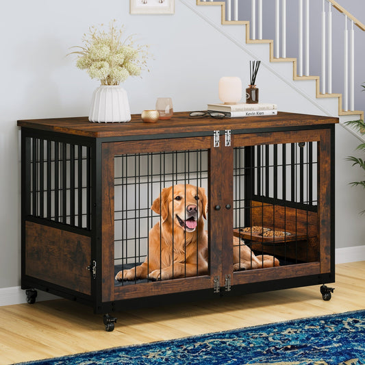 Table d'appoint en forme de cage pour chien style mobilier Moasis