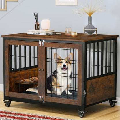 Table d'appoint en forme de cage pour chien style mobilier Moasis