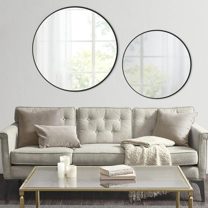 Miroir de courtoisie rond mural moderne pour salle de bain