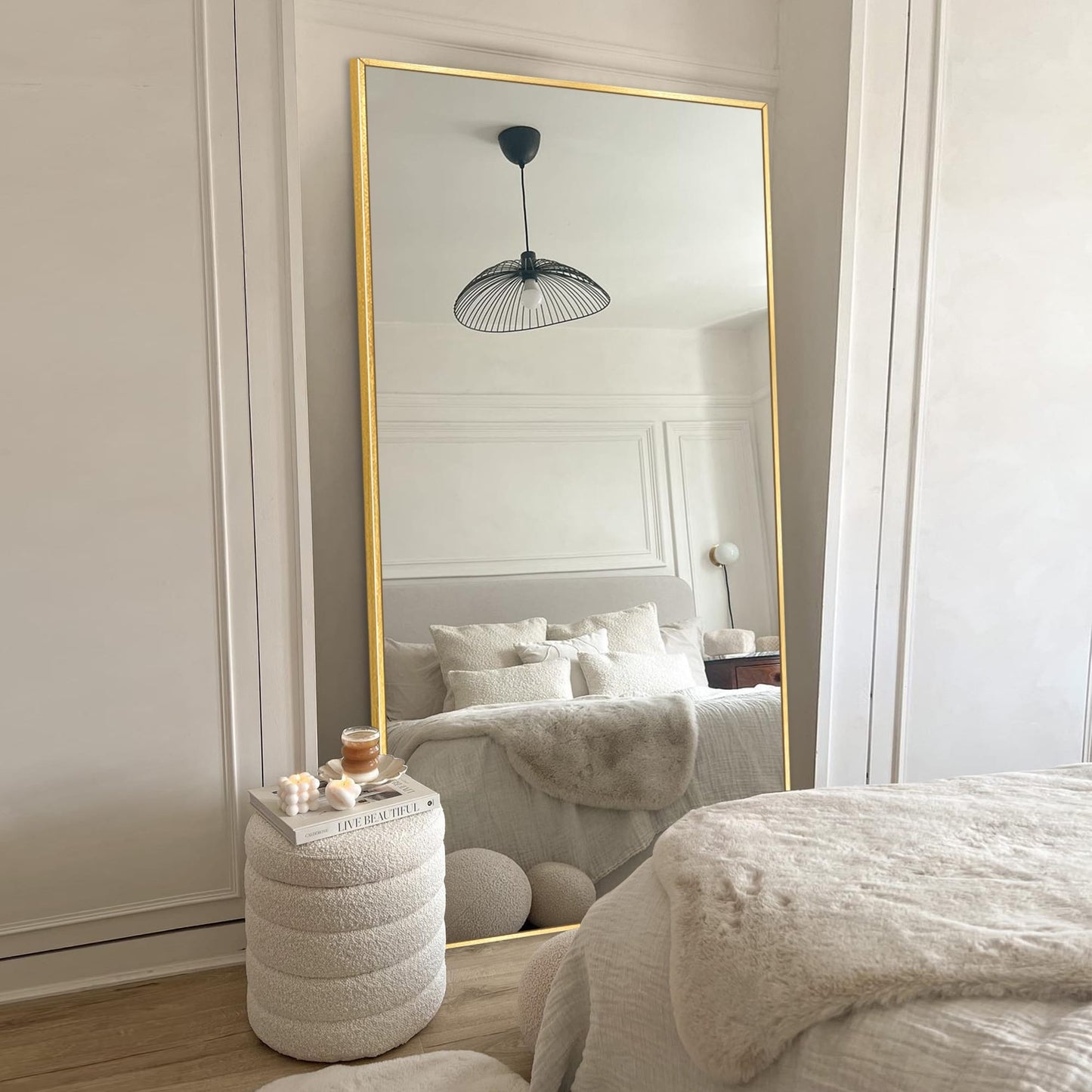 Miroir sur pied moderne pleine longueur
