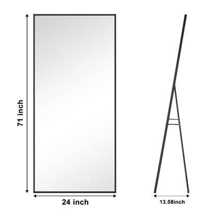 Miroir sur pied moderne pleine longueur