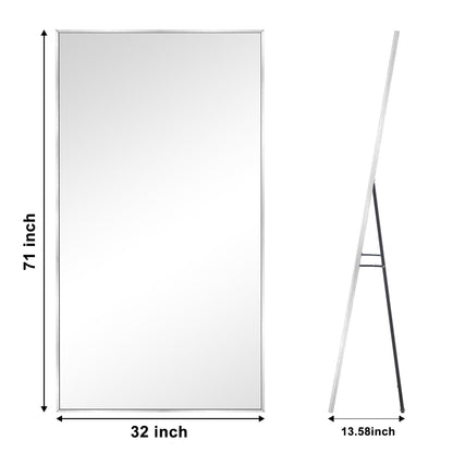 Miroir sur pied moderne pleine longueur