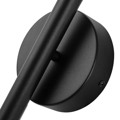 Applique murale moderne et minimaliste de style industriel, en métal avec bande LED intégrée