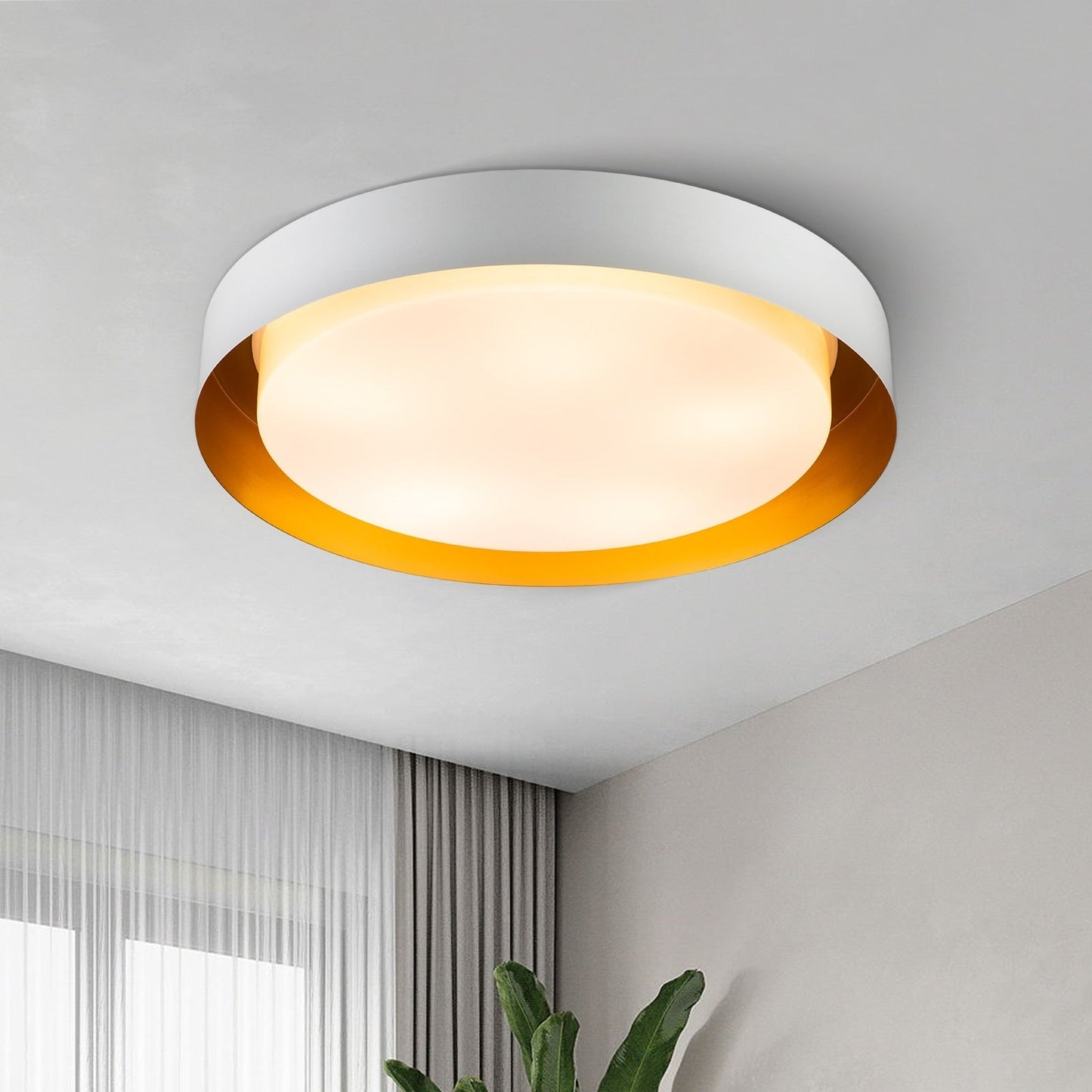 Plafonnier encastré moderne et minimaliste à 2/3/5 lumières avec abat-jour en métal et diffuseur cylindrique