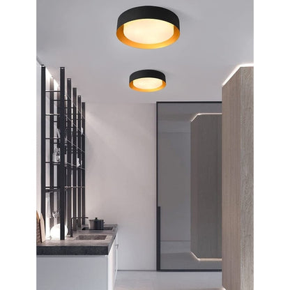 Plafonnier encastré moderne et minimaliste à 2/3/5 lumières avec abat-jour en métal et diffuseur cylindrique