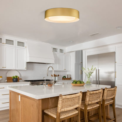 Plafonnier encastré moderne et minimaliste à 2/3/5 lumières avec abat-jour en métal et diffuseur cylindrique