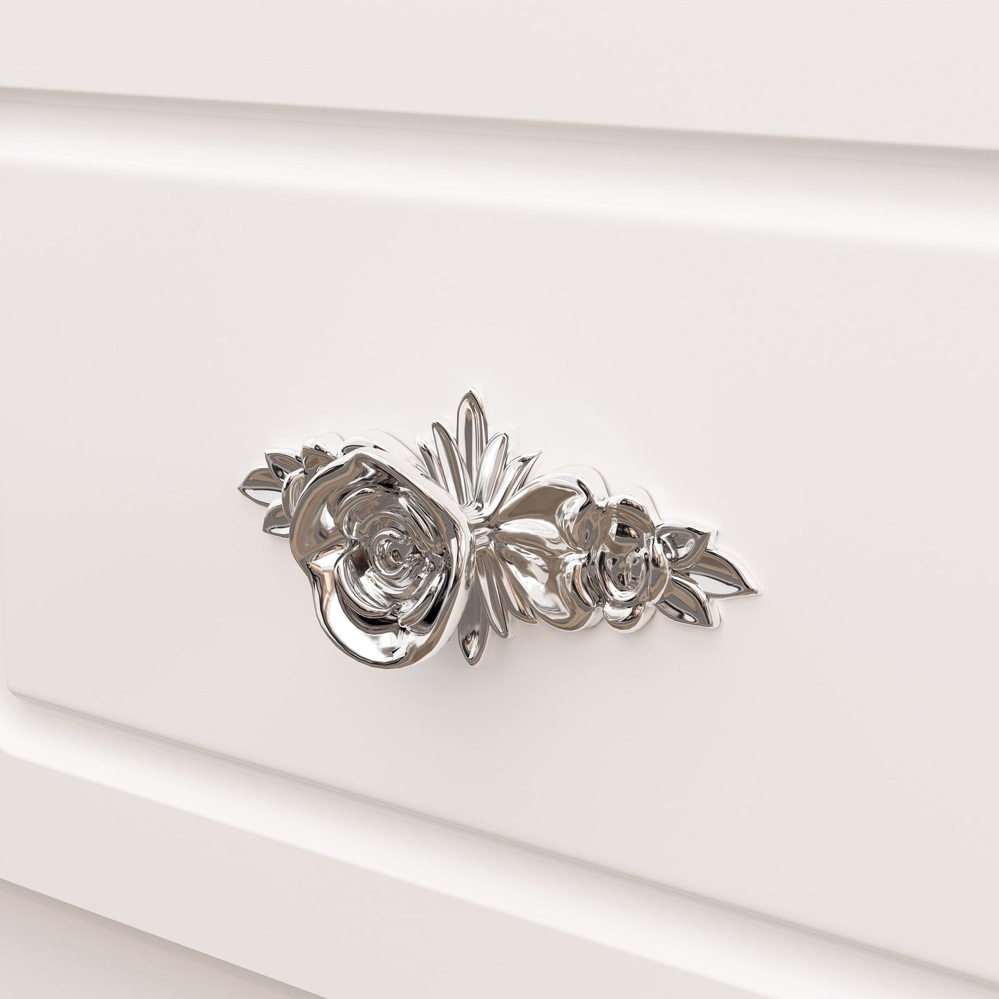 Miroir de maquillage pliable blanc moderne avec éclairage réglable - 40,2 x 54,1